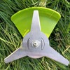 2Pcs 3 Teeth Brush Cutter Trimmer Blade Stainless Steel Lawnmower