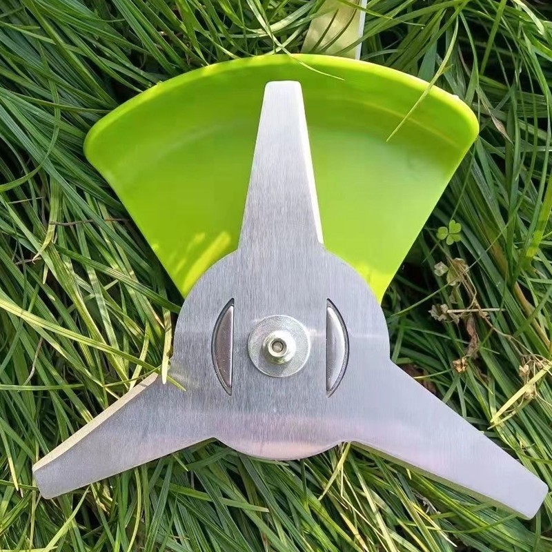 2Pcs 3 Teeth Brush Cutter Trimmer Blade Stainless Steel Lawnmower