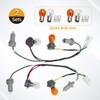 X4XZ 92450-3Q000 2PCS Tail Light Lamp Wiring Harness with 8