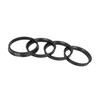 ACROPIX 73.1 to 66.1mm Hub Centric Rings Black - Pack