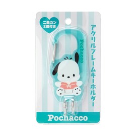 Sanrio 590282 Acrylic Frame Keychain Pochacco Pochacco Character 1.8 x 0.1 x 3.5 inches (4.6 x 0.4 x 9 cm)