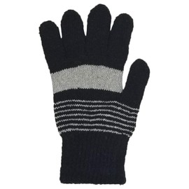 Wholesale Winter Gloves Beanies, Warm Thick Thermal Bulk Case Pack Unisex Men Women (24, Gloves - Assorted Striped)