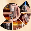 MEIRUBY 5-in-1 Butane Torch Lighter, Refillable Jet Flame Cigar Lighter