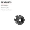 DTGN M12x1.75mm(DxP) Slotted Hex Castle Nuts - 10Pack - Good