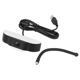 1080P HD Webcam USB 78° Large View Angle Computer Camera with Microphone for Video Call Live StreamingWhite