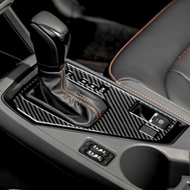 AIRSPEED Subaru Crosstrek GU Series 2023 2024 Carbon Fiber Accessories Interior Parts Center Console Gear Shift Knob Panel Sticker Garnish Stylish Custom Subaru Crosstrek Dress Up Easy Installation