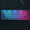 Gaming Keyboard USB 61 Keys Ergonomic Contrast Color 6 RGB