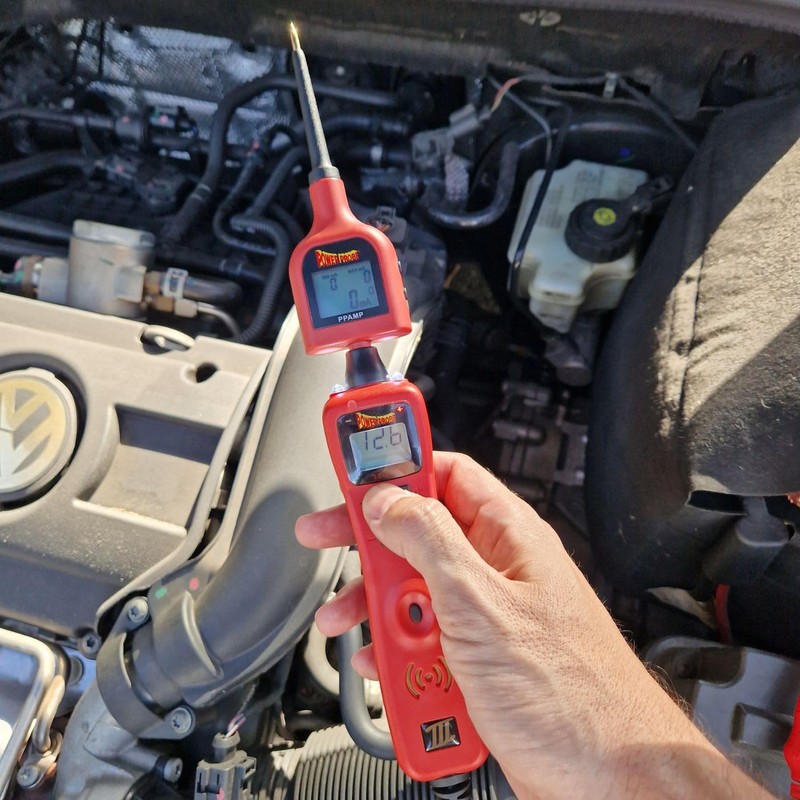 Power Probe Amp Adapter Tip for Live Current in Automotive