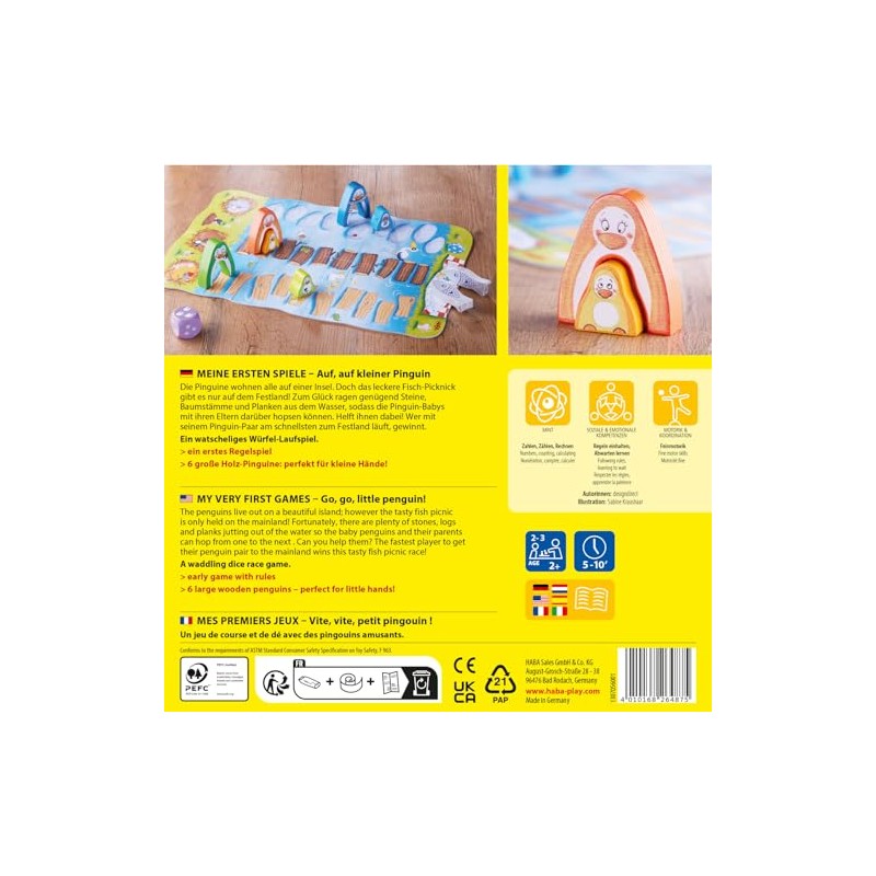 HABA Premiers, Vite Petit Penguin Society for Children, 307059, 307059,