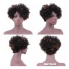 BM Pelucas Afro Rizadas, Pelucas Cortas De Cabello Humano