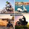 Pack of 4 Motorcycle Indicators 12 V LED with E