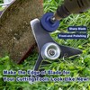 FiLwW 4 Pcs Lawnmower Dull Blade Sharpener,Universal Wear Resistant Lawn