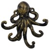 HERNGEE Octopus Key Hooks for Wall, Antique Bronze Cast Iron