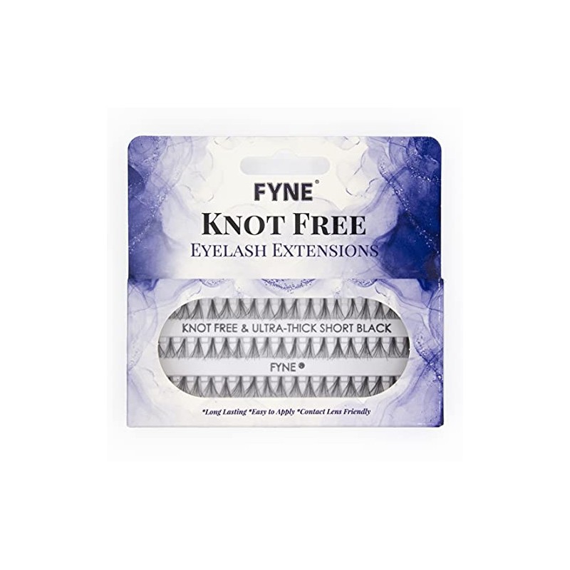 FYNE - KNOT FREE Individual Eyelashes - 240 Pcs, 8mm