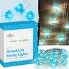 The Dreidel Company Hanukkah LED String of Lights Menorah and