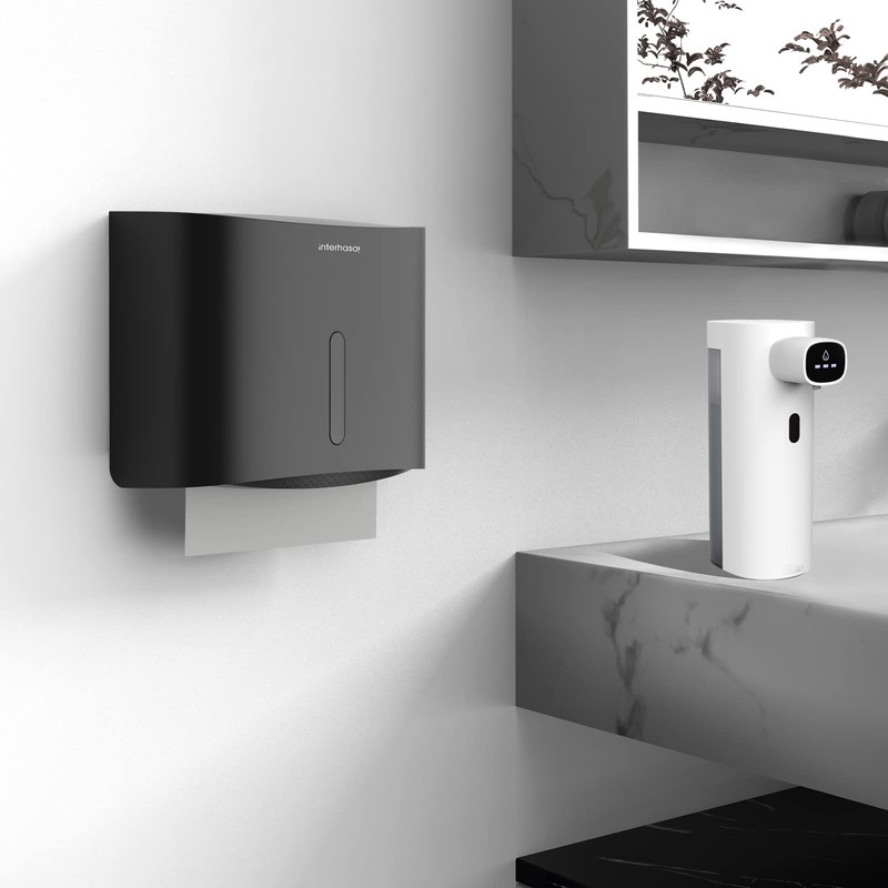 interhasa! Commercial Paper Towel Dispenser Wall Mounted, Hand Towel Dispenser