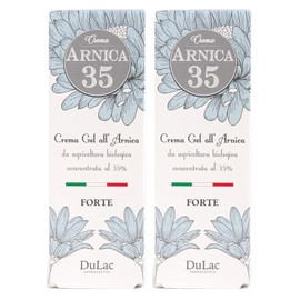 Arnica 35 Arnica Cream for Neck, Muscle and Joint Massages, 2 x 50 ml | With Arnica Montana and eucalyptus, cream soothing and relaxing cooling effect, for daily use, made in Italy