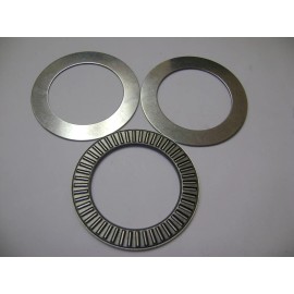 NMD NTA2435 THRUST NEEDLE ROLLER BEARING TWO WASHERS 1-1/2" X 2-5/32" X 5/64" BAB195