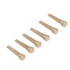 6PCS Guitar Bridge Pin Copper Acoustic Guitar Bridge Pins Peg