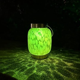 Solar Lanterns Outdoor Hanging, 7 Color Changing Solar Lights Waterproof, Garden Decor for Patio, Yard, Pathway, Mother's Day Gifts for Women Mom