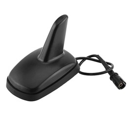 Antena de techo de coche, Antena de coche de reemplazo perfecto, Antena decorativa de tiburón de coche, Forma de aleta de tiburón Techo de coche Antena de radio AM FM Antena de estil