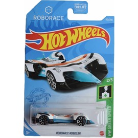 Hot Wheels Roborace Robocar, [White] 152/250 Green Speed 2/5