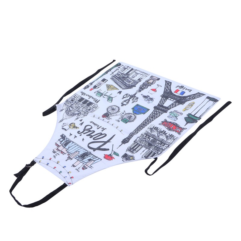 Multifunction Work Apron Adjustable Sleeveless Apron for Garden Cleaning Restaurant