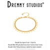 Dremmy Studios Dainty Gold Stars Bracelet for Women 14K Gold
