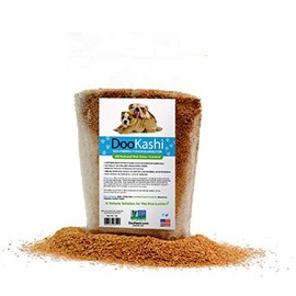 DooKashi for Dogs Pet Odor Eliminator for Yard and Lawn - Dry Bokashi Bran Powered Poop and Urine Odor Remover, 1 lb