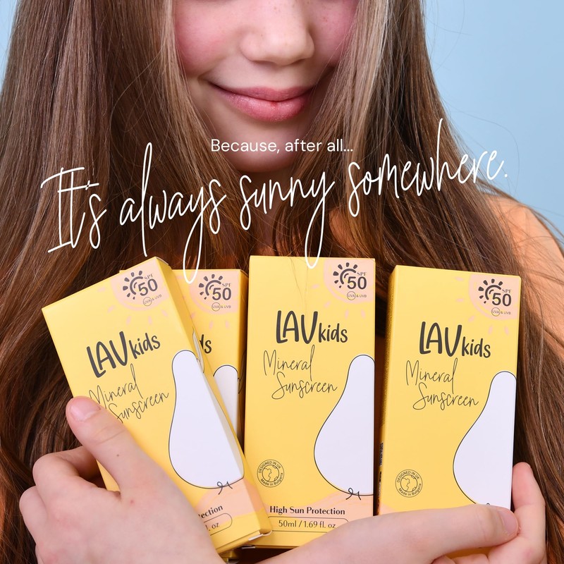 Lav Kids 3-Step Daily Skincare Set for Kids – Foaming