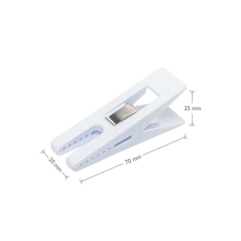 DIYexpert 24 x Clothes Pegs Storm 70 x 20 mm,