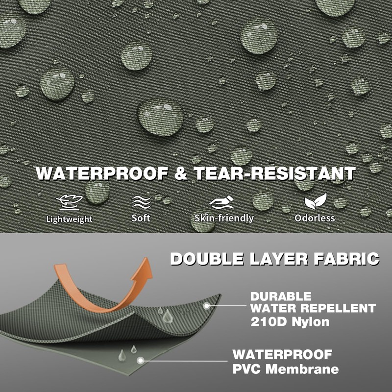 Waterproof Fishing Waders for Men Women| 2-Ply Nylon/PVC Chest Wader