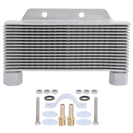 Universal Engine Oil Cooler Cooling Radiator Fit for 125CC‑250CC Motorcycles ATV Dirt Bike