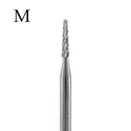 MIRACLE Nail Bits - 3/32" Ornaments Removal Bits for Manicure, Pedicure, Cuticle, and Gel Polishing (Medium)