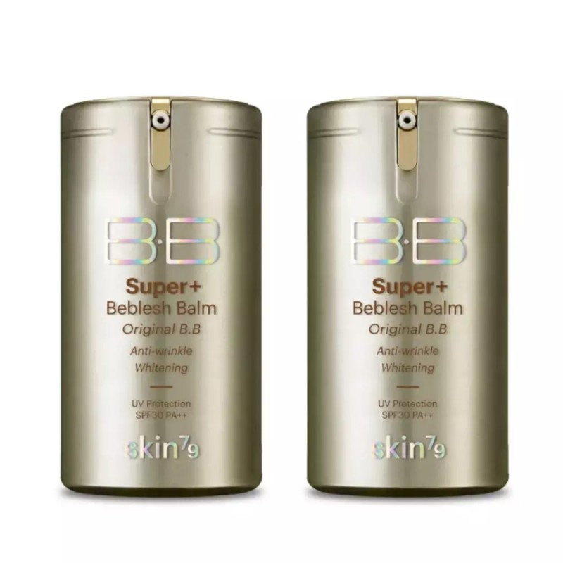 Skin79 스킨79 슈퍼 플러스 비블레쉬 밤 골드 비비 SPF30+ 2개