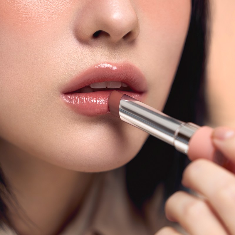 3CE Glazed Lip Glow 3.2g - Pink Tube