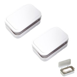 2pcs Soap Holder With Removable Drainer And Lid Soap Box Soap Dish With Lid Soap Dish Travel Soap Dish Soap Case Travel Soap Case Soap Travel Case Soap Container