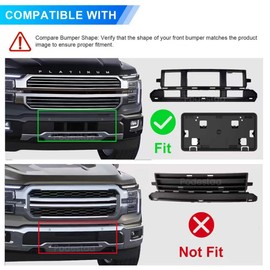 Podestaa Front License Plate Bracket for Ford F150 2024-2026 RL3Z-BA