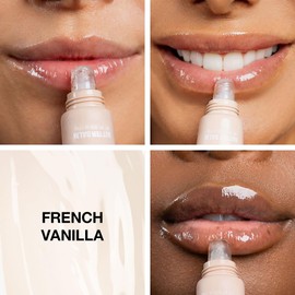 Palladio Palladio Butter Balm - Hydrating Lip Balm with Sheer Tint, Aloe, Peptides, Shea Butter, and Vegan Formulation for Instant Moisture, Shine, and Soothing Lip Care, French Vanilla