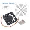 GDSTIME 12V 70mm Computer Fan 70 x 15mm PC Cooling