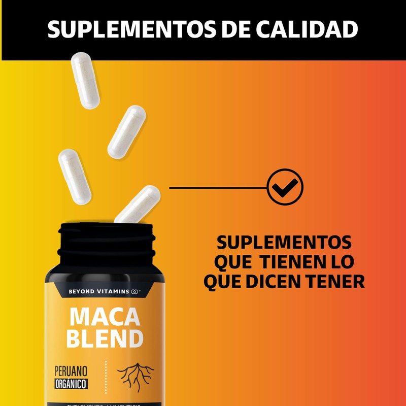 Maca Blend | Maca Peruana Orgánica | Maca Amarilla, Maca