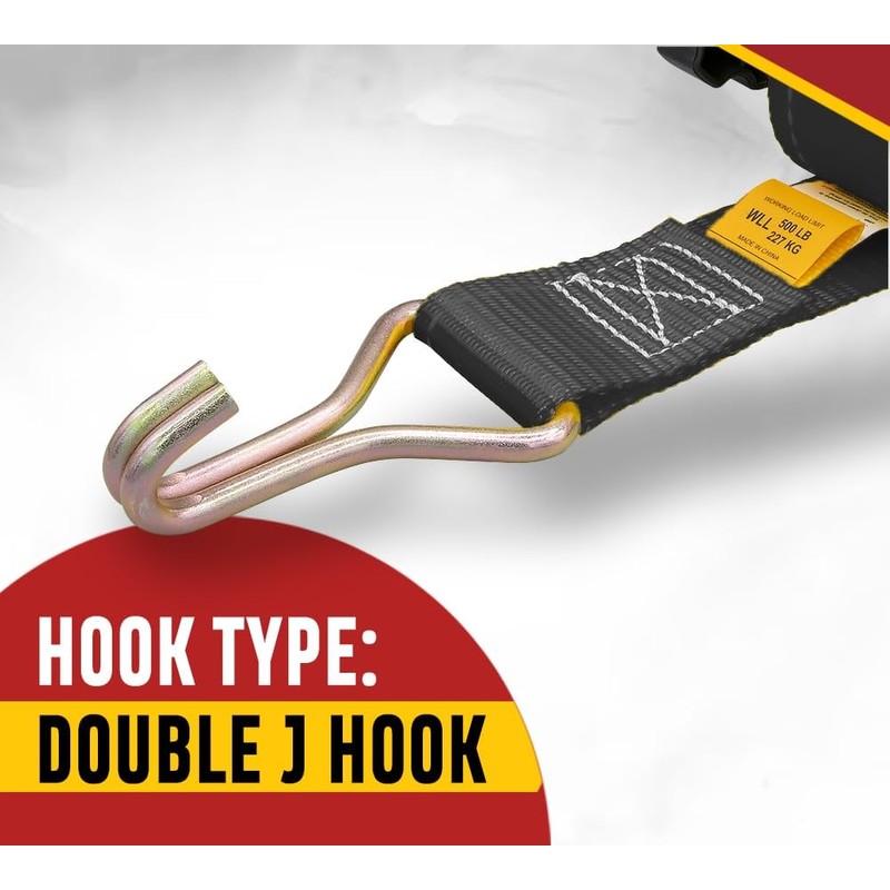 Mytee Products - 1-1/2" x 7' Black Ladder Rack Ratchet