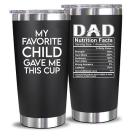 Christmas Gifts For Dad - Birthday Gifts For Dad From Daughter - Husband Gifts - Unique Birthday Present Ideas For Father, Husband, New Dad, Bonus Dad From Daughter - 20 Oz Tumbler