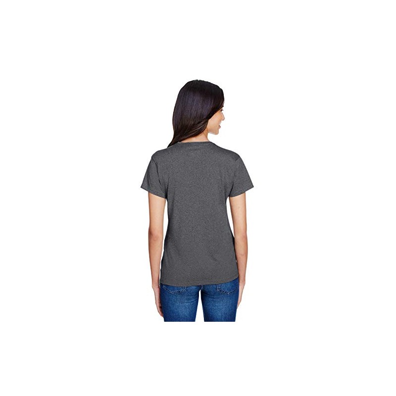 A4 Topflight Heather Tee Charcoal M