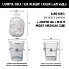 Aluf Plastics High Density Trash Bags, 10 Gallon, 1000 Count,