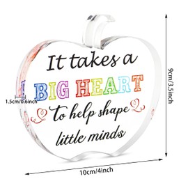 Moyel Teacher Gifts for Women Men Teacher Appreciation Gift from Students Thank You Gifts Retirement Gifts End of Year Christmas Teacher Gift Ideas Teacher’s Acrylic Plaque Decor