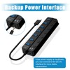 7-Port USB Hub 3.0 with Individual Switches & Lights Multiple