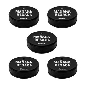 Fisura – Anti-Drug drink cover "Resaca" 3-Pack. Original drink protector. Reusable drink cover. Spill-proof silicone glass protection. Contains: 5 Units