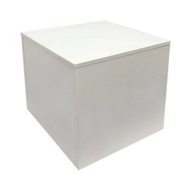 Unbranded 18'' x 18'' Knockdown Base Box Display Fixture Retail Warehouse - White