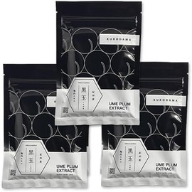 [Made by a plum extract specialty store] Kurodama granular plum extract (granules) (1 bag contains 150 granules, 3-bag set) [Renewed] [Made with Kishu plums] [Citric acid] Convenient to carry around!